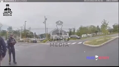 Police officer shaken after armed suspect encounter 🚔 #Cops #Police #LawEnforcement #japd