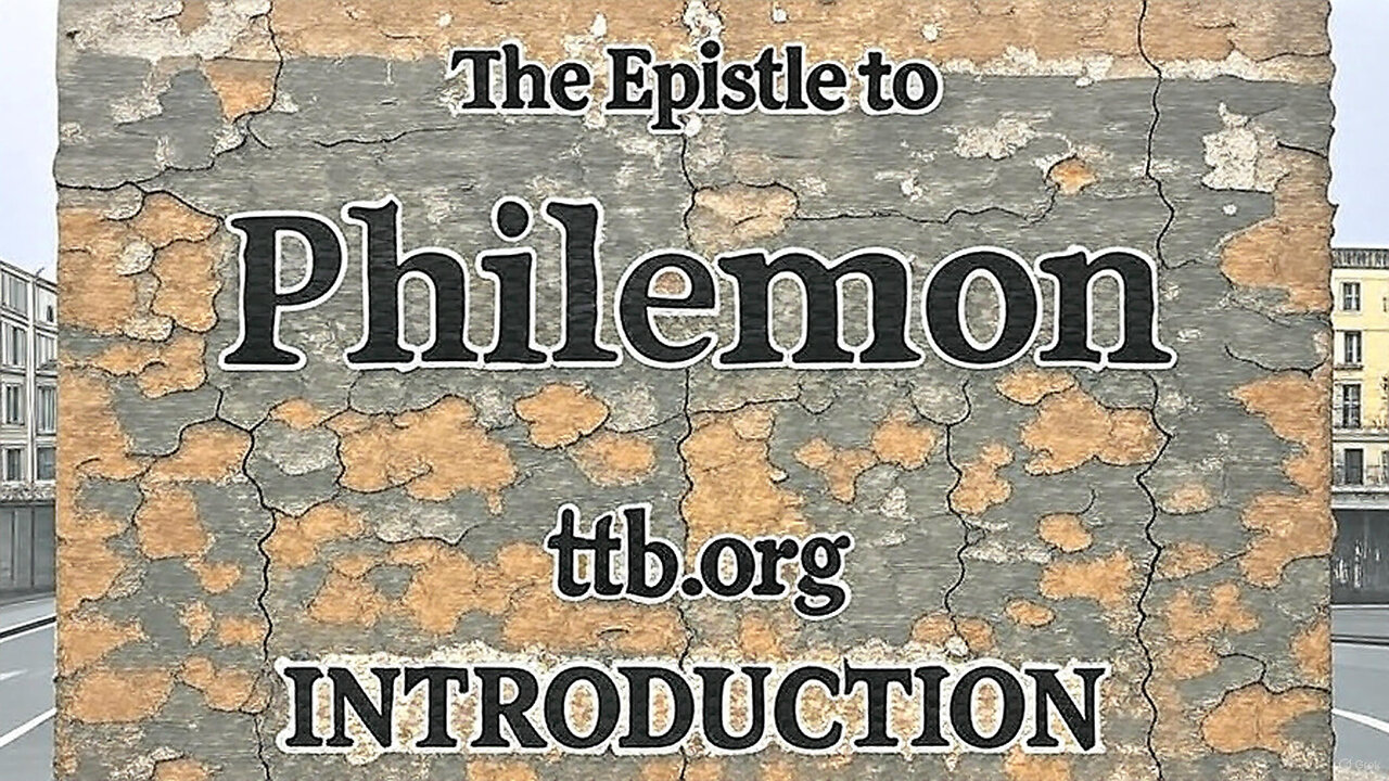 Philemon (Introduction) (Bible Study)