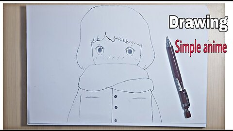 how to draw easy anime by simple way