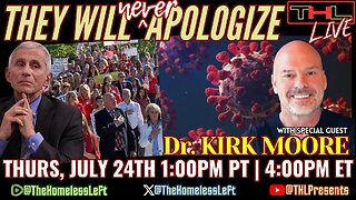 All Charges DROPPED on Hero Doctor's 'COVID Crimes' w DR. KIRK MOORE, WH Unveils AI Action Plan, Seinfeld Director Admits to Falling for Israeli PROPAGANDA, WTH Happened to Fully V*xed Zionist Ozzy? | THL LIVE Thurs, July 24th 1pm PDT
