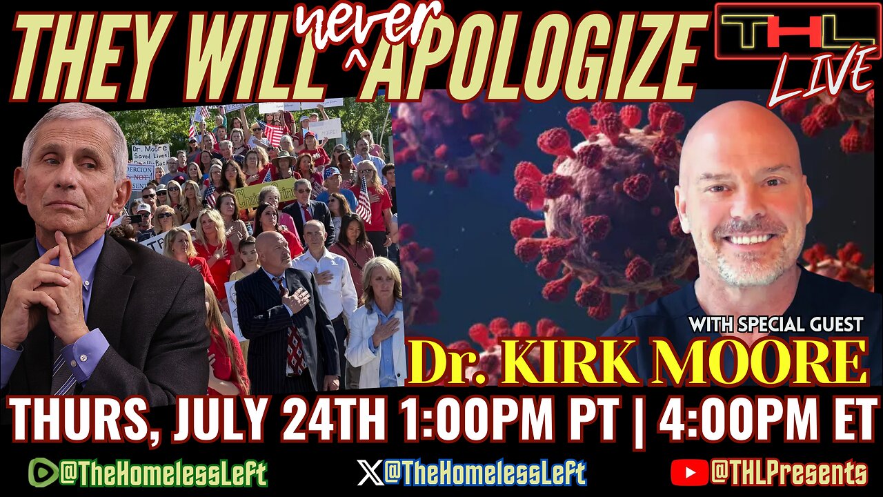 All Charges DROPPED on Hero Doctor's 'COVID Crimes' w DR. KIRK MOORE, WH Unveils AI Action Plan, Seinfeld Director Admits to Falling for Israeli PROPAGANDA, WTH Happened to Fully V*xed Zionist Ozzy? | THL Ep 125 FULL