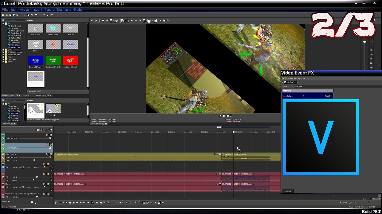 Video Creation Tutorials |06| Magix Vegas Pro Basics part ²⁄₃ [EN/CZ]