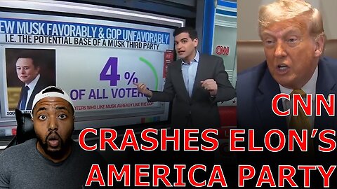 Trump & CNN Deliver BAD NEWS For Elon Musk's Anti-Trump America Party As His CEO Abruptly QUITS On X