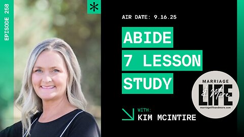 Kim McIntire - Abide - 7 Lesson Study - 258