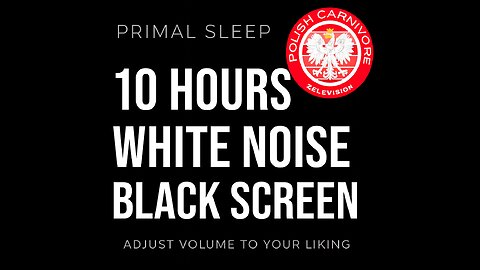 “Can’t Sleep? This 10 Hour White Noise Black Screen Will Knock You Out Fast 😴”