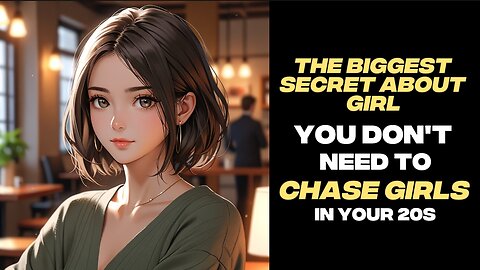 THE BIGGEST SECRET ABOUT GIRL | YOU DON'T NEED TO CHASE GIRLS IN YOUR 20S