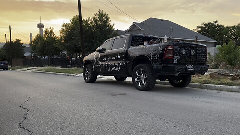 7 Proverbs sanded and painted on my truck