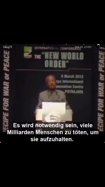 Die Neue Weltordnung - NWO - will ein Massensterben engUTdeu