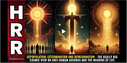 "Depopulation, Extermination and REINCARNATION - The really big cosmic view..."