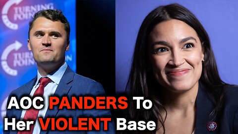 AOC DEFAMES Charlie Kirk 