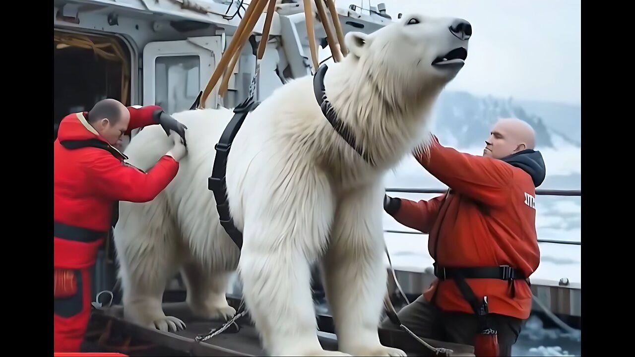 The rescue team saved the injured bears from death!😃