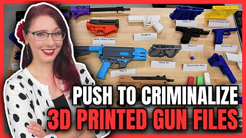 Push to Criminalize 3D Printed Gun Files