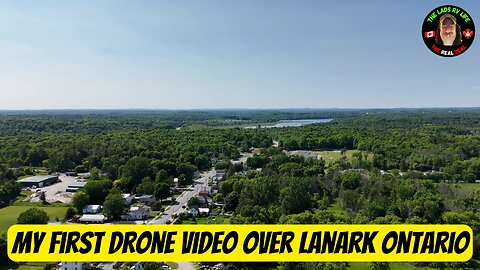 My First Drone Video Over Lanark, Ontario
