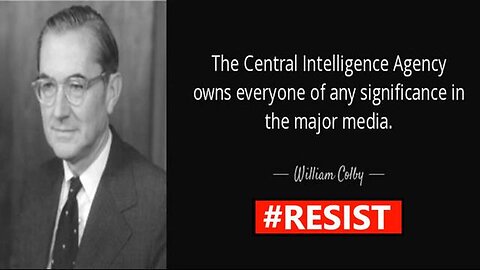 The CiA owns the media. The 'information' you get is to CONTROL YOUR MIND! #RESIST!