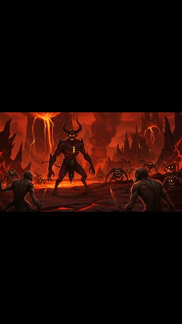 Devil’s Defiance: Dark Fantasy Animation in Hell
