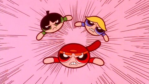 The Powerpuff Girls Kiss The Rowdyruff Boys (REUPLOAD)