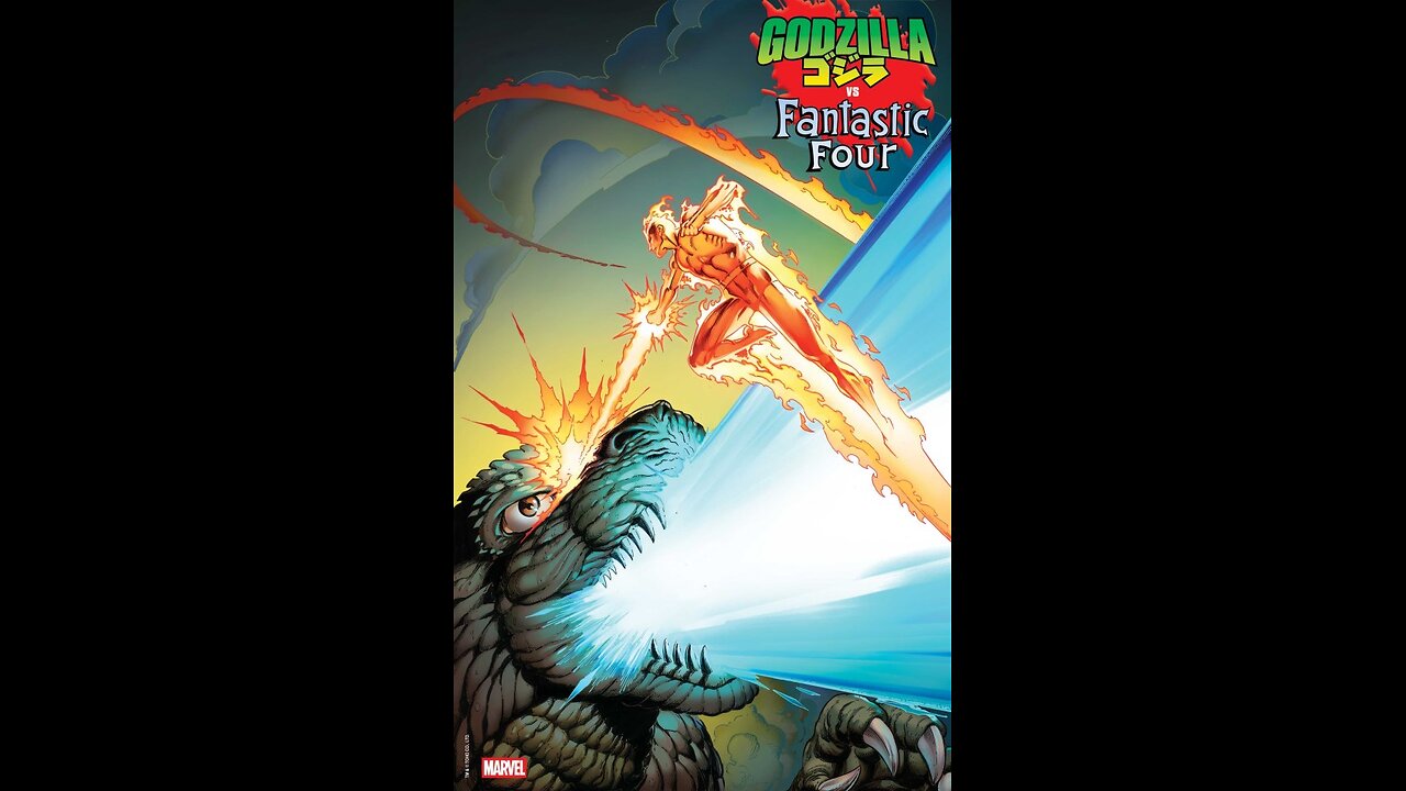 Godzilla vs. Fantastic Four #1 Marvel Comics #Quickflip