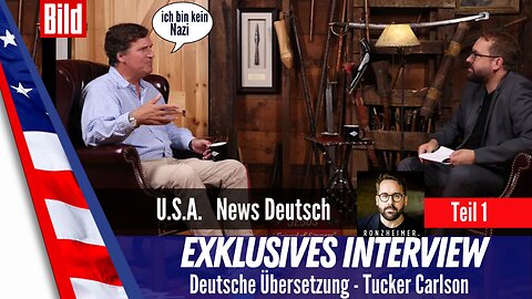 Paul Ronzheimer trifft Tucker Carlson - deutsche Übersetzung Teil1. #deutsch