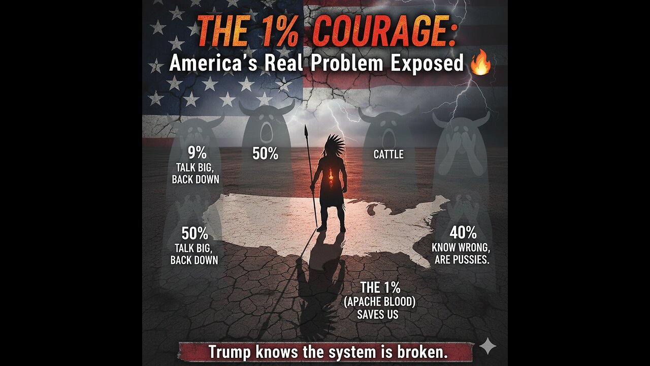 THE 1% COURAGE: America's Real Problem Exposed 🔥
