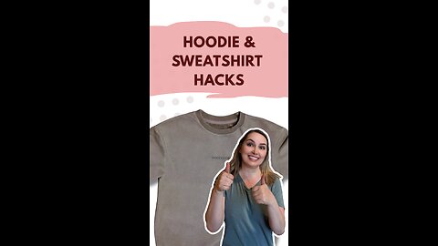 2 Clever Ways to Fold Hoodies & Sweatshirts | Closet Organization Hacks