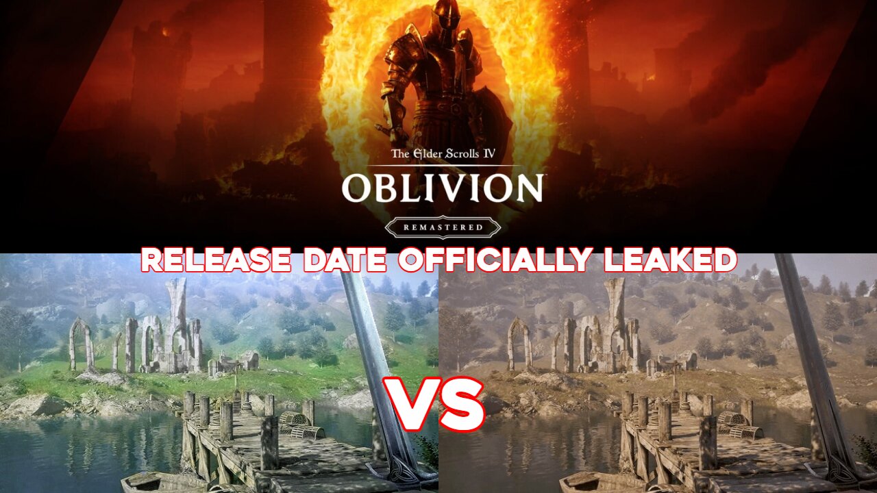 Elder Scrolls Oblivion Remaster's Release Date Has Officially Leaked