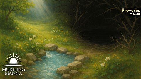 Morning Manna - August 19, 2025 - Proverbs 9:16-18 - Stolen Waters, Secret Graves