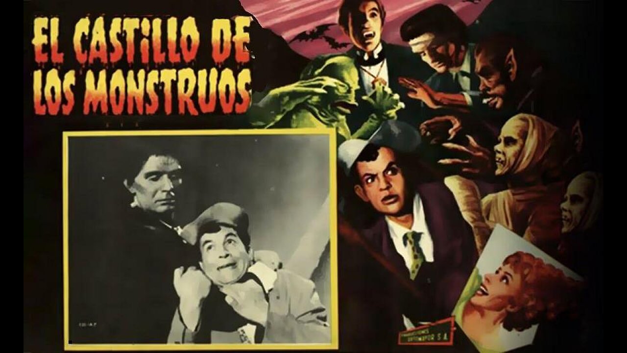 CASTLE OF THE MONSTERS (El Castillo de los Monstuos) 1958 Horror Comedy & 5 Classic Monsters FULL MOVIE