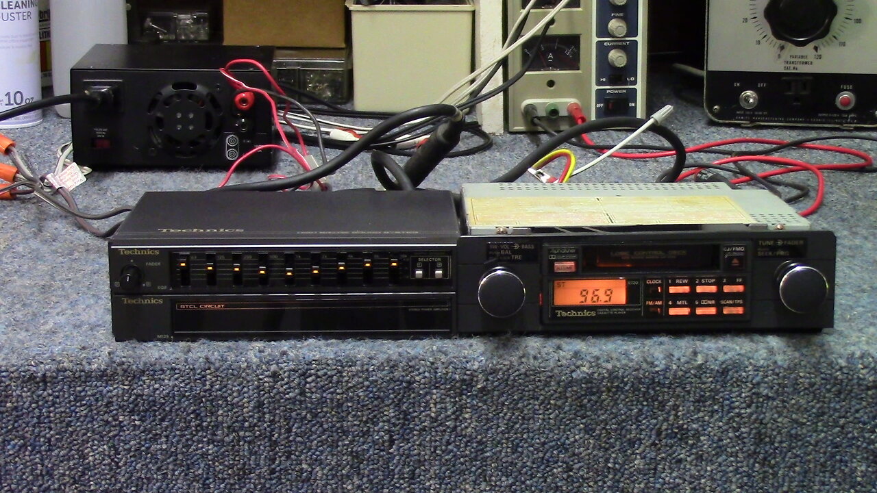 Technics CQ-R720EU Car Stereo - repair & testing