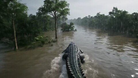 Giant Crocodile Destroys Amazon Villages – Mercenaries & Shaman Fight Back!"