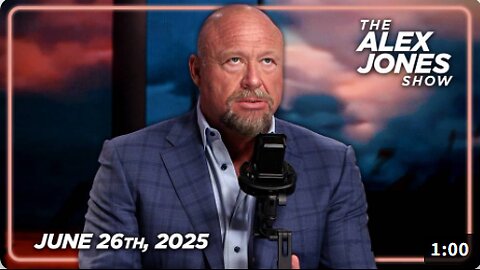 FULL THURSDAY EDITION OF THE ALEX JONES SHOW: As Israel-Iran Ceasefire Holds, NATO Launches A Massive Escalation In Ukraine-Russia War By Crossing Putin’s Red Line, The Senate Guts Trump’s BBB, Deportations Explode, Autopen Investigation Heats Up! PLU