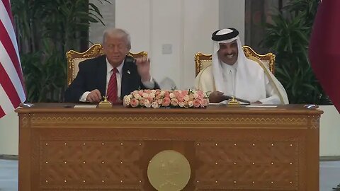 President Trump Participates in a Signing Ceremony and an Exchange of Agreements, May 14, 2025