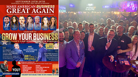 Eric Trump | Join Eric Trump, Amanda Grace, HIS Glory, Mel K, Julie Green & Team America At Clay Clark's 2-Day Sept. 25-26 Business Conf. In Tulsa (364 Tickets Remain) Request Tix At ThrivetimeShow.com or Via Text: 918-851-0102