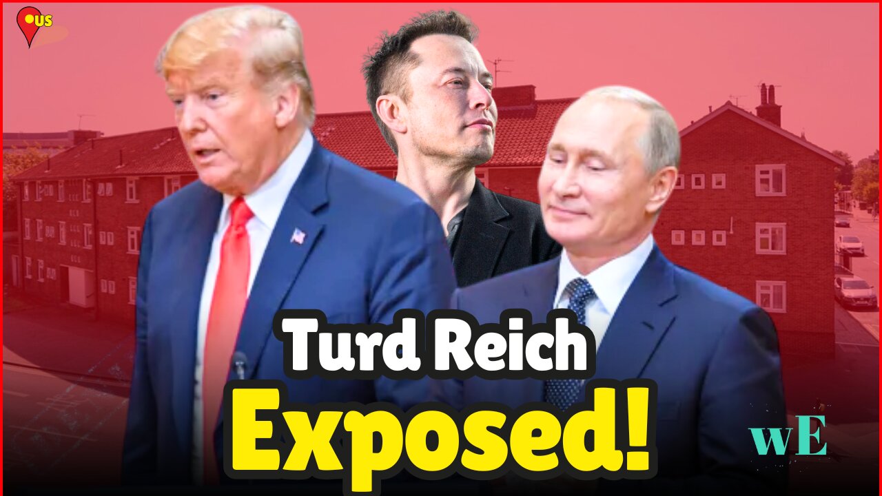 Trump, Musk & Putin on ‘Turd Reich’ Poster in York – Shocking Art Display! - WorldEye