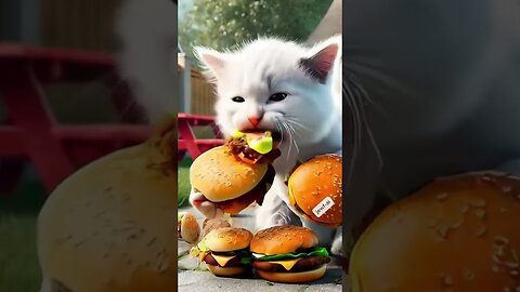 Cat AI animated funny video