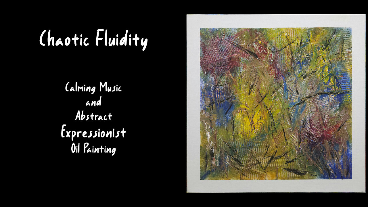 From Mess to Masterpiece: Abstract Oil Painting Demo Using Only a Brush and Knife