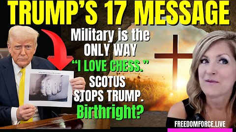 Trump's 17 Message! Military, Birthright, MS13, 10AM CST Sunday 4-20-25
