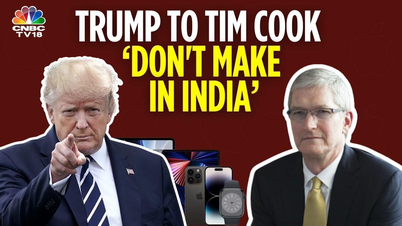 STOP MAKE IN INDIA😮 | Trump tells Apple to stop making iPhones in India