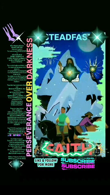 ▪︎STEADFAST FAITH/PERSEVERANCE OVER DARKNESS▪︎