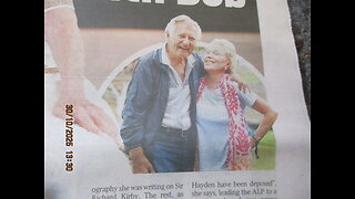 Sydney paper's Blanche d'Alpuget cover is a masterpiece starring golden eagles and a silver Hawke