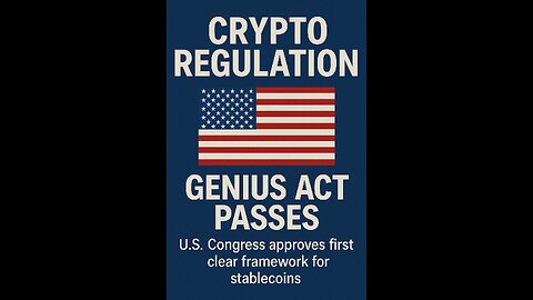 Crypto Regulation GEnius Act Passes