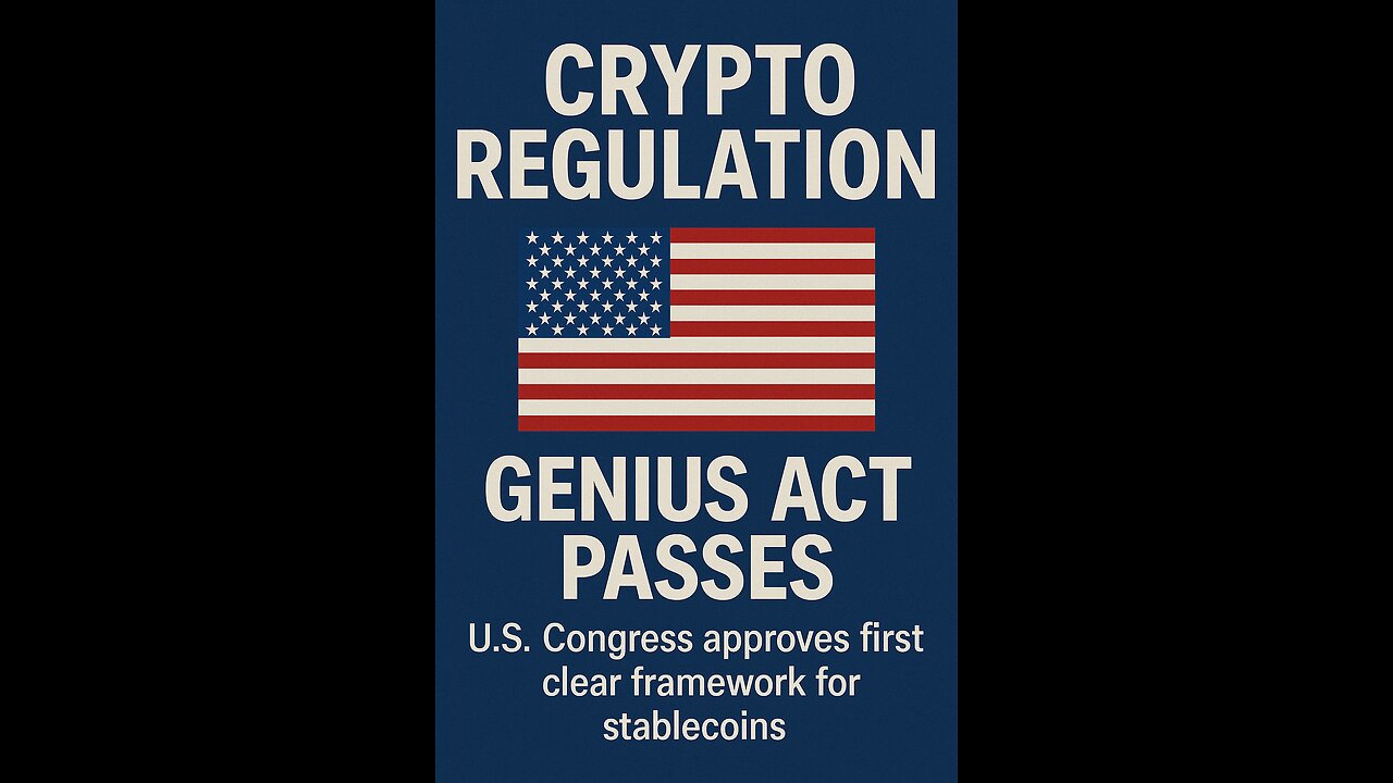 Crypto Regulation GEnius Act Passes