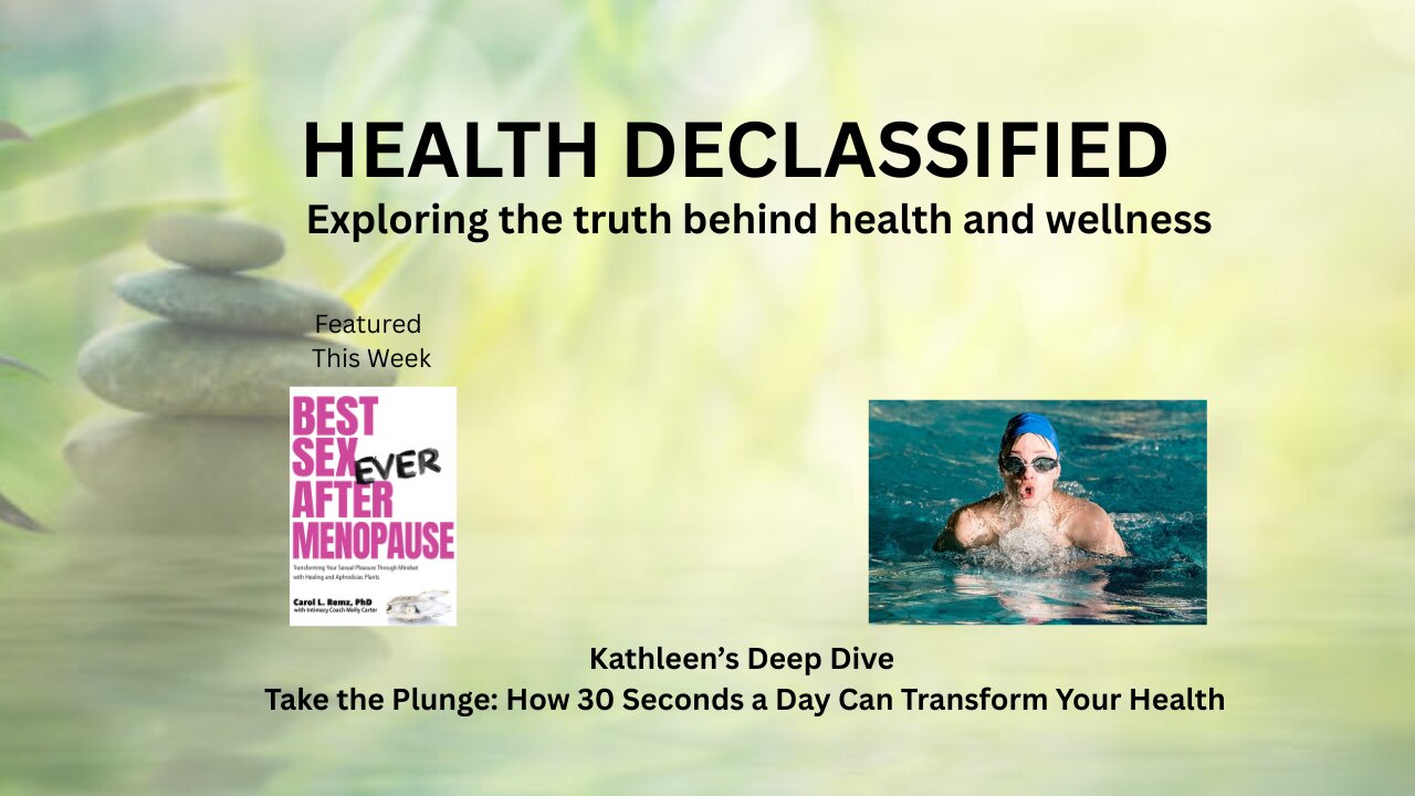 Take the Plunge: How 30 Seconds a Day Can Transform Your Health