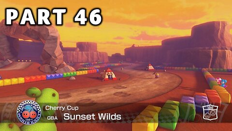 Mario Kart 8 Deluxe Grand Prix Mode - Part 46 - Cherry Cup 100cc | Switch | No Commentary