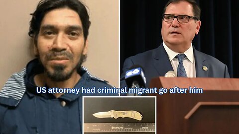 DOJ attorney has criminal migrant go after him with a knife in Albany, NY