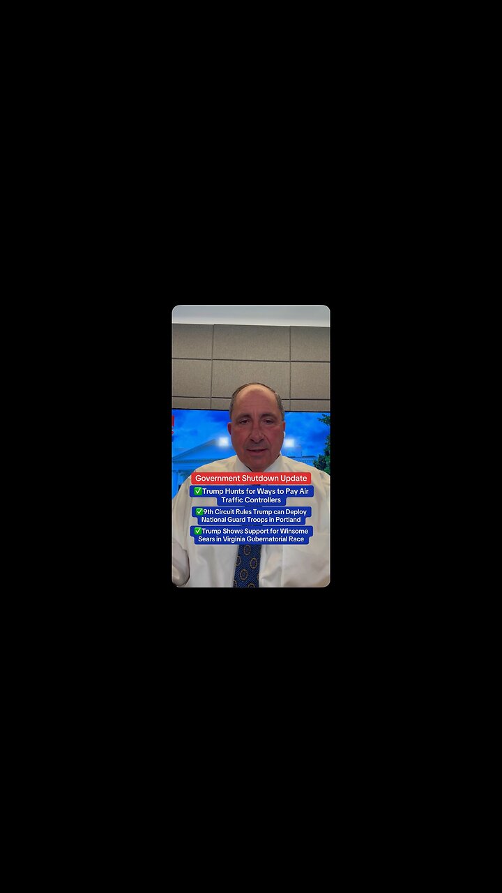 Government Shutdown Update: Trump Hunts for Ways to Pay Air Traffic Controllers