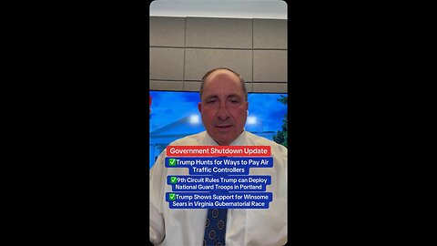 Government Shutdown Update: Trump Hunts for Ways to Pay Air Traffic Controllers