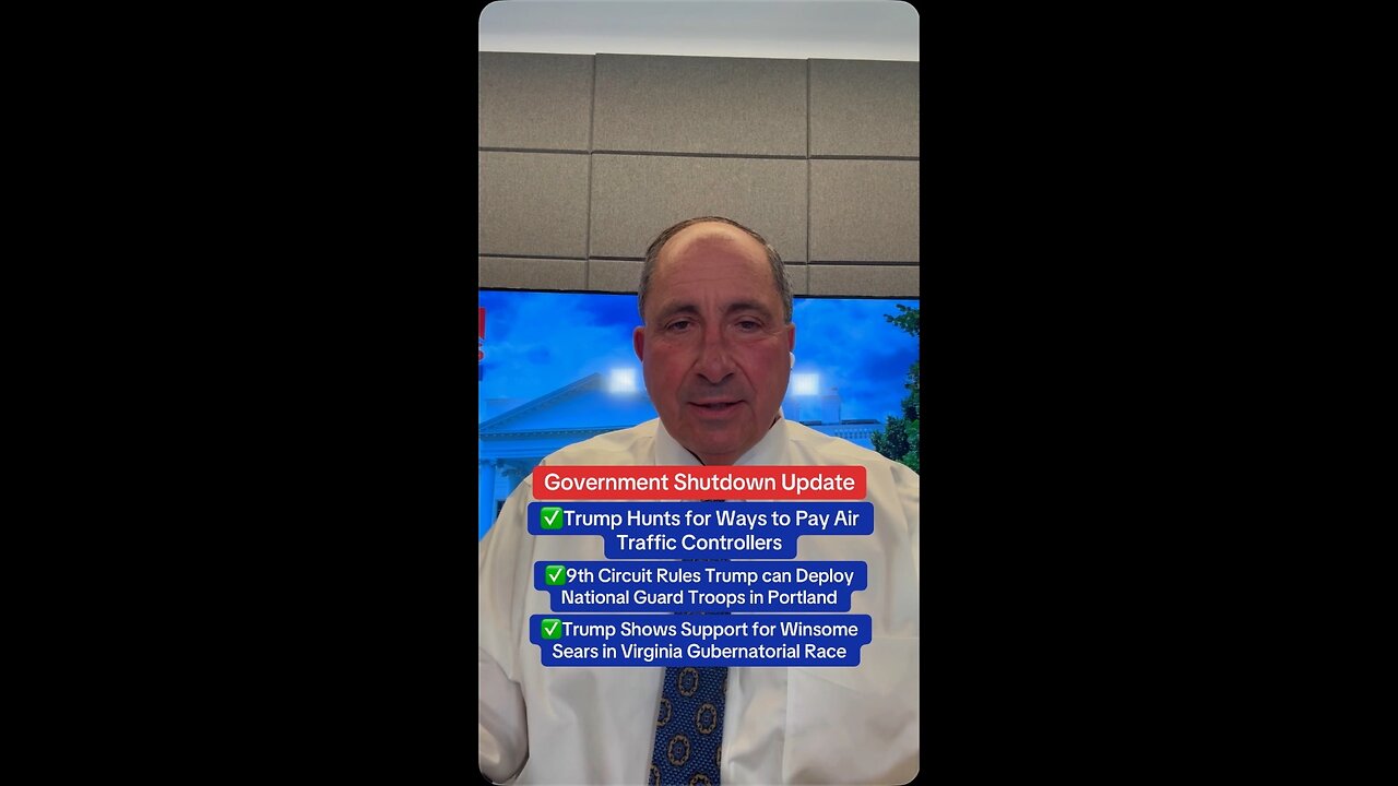 Government Shutdown Update: Trump Hunts for Ways to Pay Air Traffic Controllers