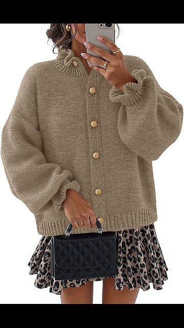 MEROKEETY Women's Fall 2025 Chunky Cardigan Sweaters
