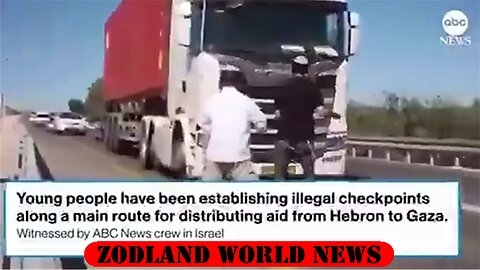 ►🚨▶⚡️🇮🇱⚔️🇵🇸❗️⚡️ Illegal Checkpoints: Israeli Teenagers Blocking Aid Trucks to Gaza