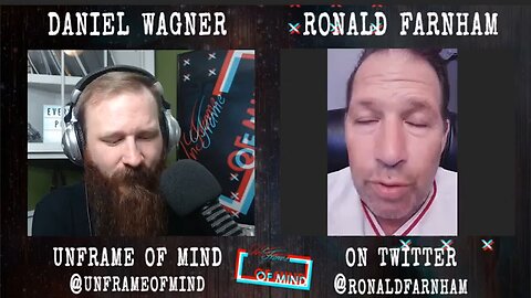 RONALD INTERVIEWED ON THE UNFRAME OF MIND SHOW